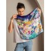 Pure Silk Printed Square Scarf 53*53 cm