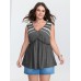 Lace Trim V-Neck Tank Top