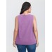 Solid V Neck Laser Cut Tank Top