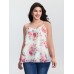 Romantic Floral Print Cami Tank Top