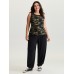 Stretchy Camouflage Print Tank Top Stretchy Camouflage Print Tank Top