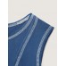 Color Contrast Edges Tank Top