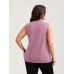 Knotted Neckline Fitted Sleeveless Blouse Knotted Neckline Fitted Sleeveless Blouse
