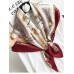 100% Mulberry Silk Printed Square Shawl Scarf 88*88cm