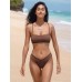 Dark Coffee V Cut Full Coverage Bikini Bottom Dark Coffee V Cut Full Coverage Bikini Bottom