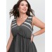 Lace Trim V-Neck Tank Top