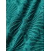 Dark Green Jacquard U-Ring Cross Back Bikini Top Dark Green Jacquard U-Ring Cross Back Bikini Top