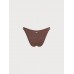 Dark Coffee Cutout Bikini Bottom Dark Coffee Cutout Bikini Bottom
