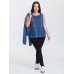Color Contrast Edges Tank Top