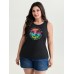 Cotton Island Energy Colorful Motif Tank Top
