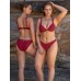 Wine Red Underwire Bikini Top
