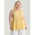 Pure Cotton Textured Tiered Tank Top Pure Cotton Textured Tiered Tank Top