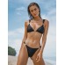 Black Gold-Accented Bikini Top Black Gold-Accented Bikini Top