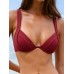 Wine Red Underwire Bikini Top