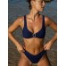 Navy Ribbed Bikini Bottom Navy Ribbed Bikini Bottom