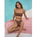 Dark Coffee V Cut Full Coverage Bikini Bottom Dark Coffee V Cut Full Coverage Bikini Bottom