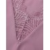 Lace Neckline Satin Tank Top