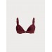 Wine Red Underwire Bikini Top