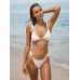 Off White Gold-Accented Bikini Bottom