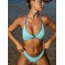 Blue Reversible X Cross Bikini Top Blue Reversible X Cross Bikini Top