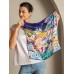 Pure Silk Printed Square Scarf 53*53 cm