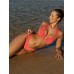 Red Jacquard Bikini Bottom Red Jacquard Bikini Bottom