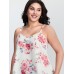 Romantic Floral Print Cami Tank Top