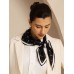 Pure Silk SilkSilky Brand Impression Square Scarf - Size 90x90cm