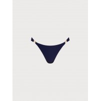 Navy Gold-Accented Bikini Bottom