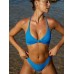Blue Reversible X Cross Bikini Top Blue Reversible X Cross Bikini Top
