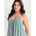Lace Trim V-Neck Tank Top