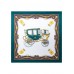 100% Mulberry Silk Printed Square Shawl Scarf 88*88cm