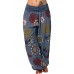 Bohemia Print Wide Leg Pants Loose Yoga Pants